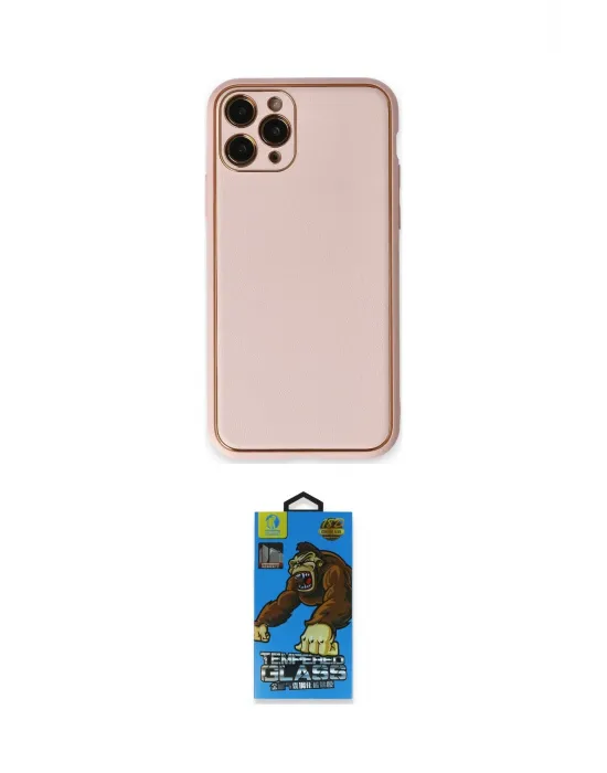 ieg™ iPhone 11 Pro Max Kılıf Yadigar Klasik - Siyah 18D Cam Ekran Koruyucu