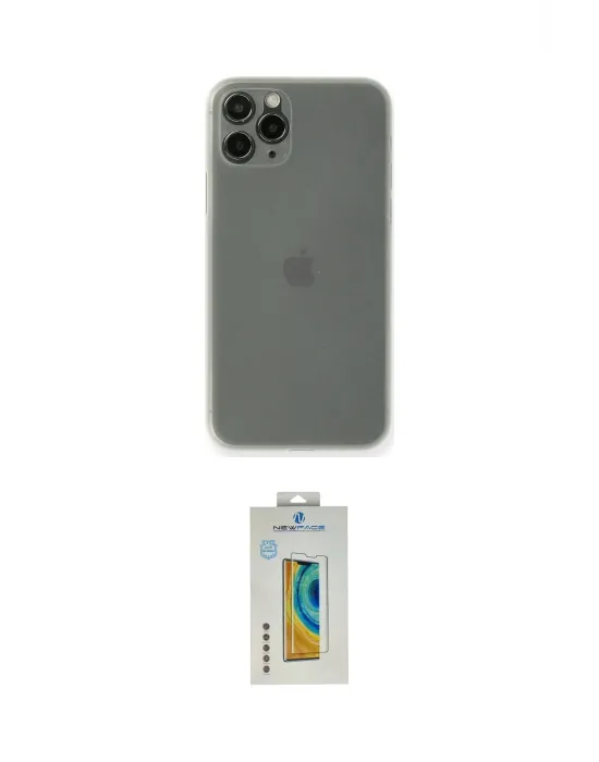ieg™ iPhone 11 Pro Max Kılıf Yadigar Yansıma Serisi - Siyah Polymer Nano Ekran Koruyucu