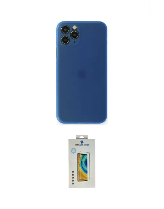 ieg™ iPhone 11 Pro Max Kılıf Yadigar Yansıma Serisi - Siyah Polymer Nano Ekran Koruyucu