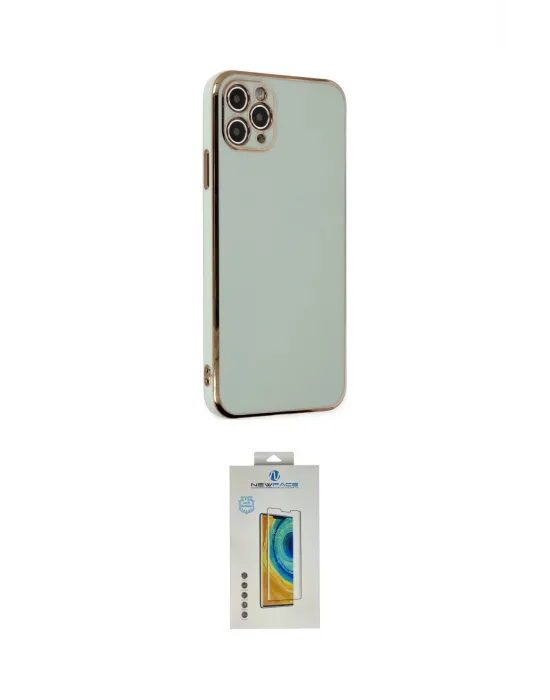 ieg™ iPhone 11 Pro Max Kılıf Yankı Serisi - Siyah Polymer Nano Ekran Koruyucu