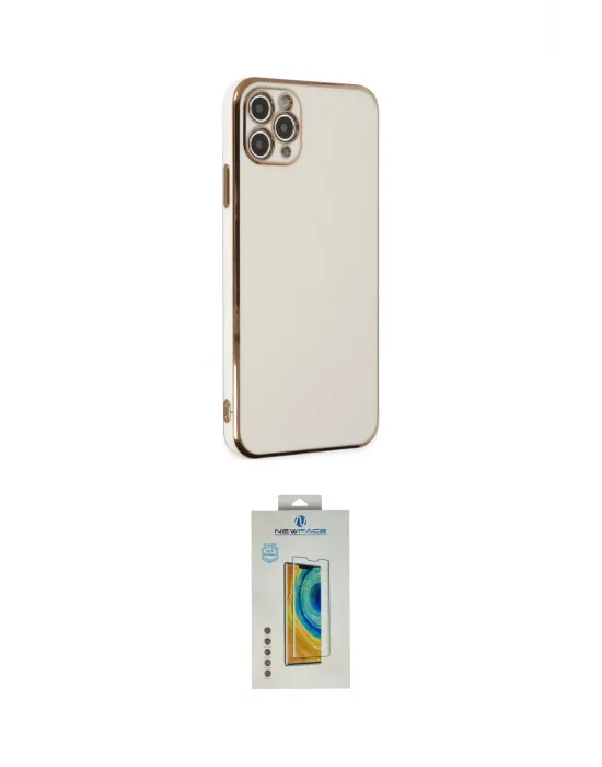 ieg™ iPhone 11 Pro Max Kılıf Yankı Serisi - Siyah Polymer Nano Ekran Koruyucu