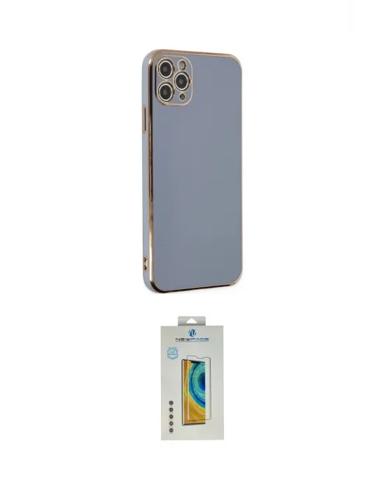 ieg™ iPhone 11 Pro Max Kılıf Yankı Serisi - Siyah Polymer Nano Ekran Koruyucu
