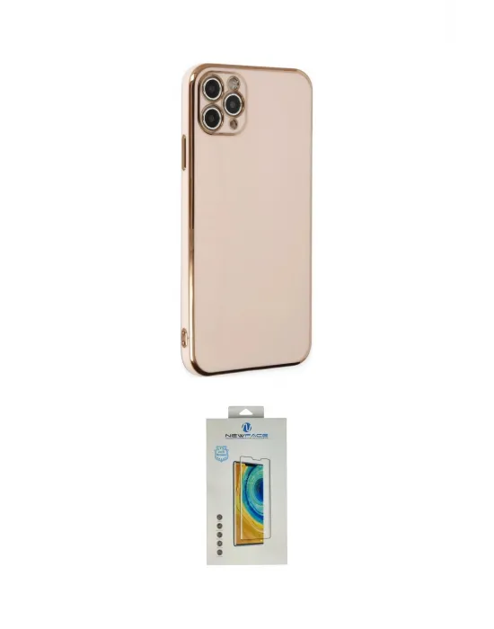 ieg™ iPhone 11 Pro Max Kılıf Yankı Serisi - Siyah Polymer Nano Ekran Koruyucu