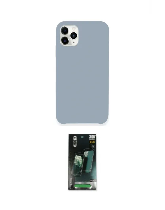 ieg™ iPhone 11 Pro Max Kılıf Zirve Modern Özel Seri - Şeffaf 360 Full Body Arka Koruyucu