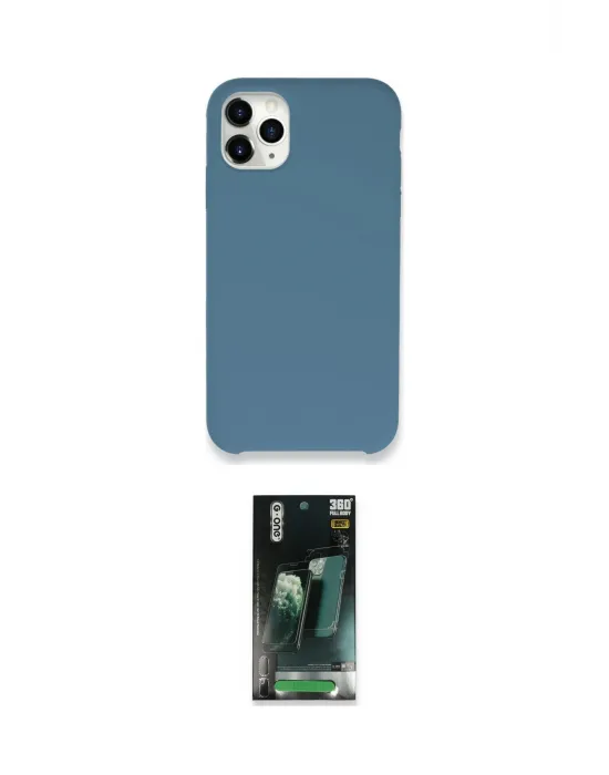 ieg™ iPhone 11 Pro Max Kılıf Zirve Modern Özel Seri - Şeffaf 360 Full Body Arka Koruyucu