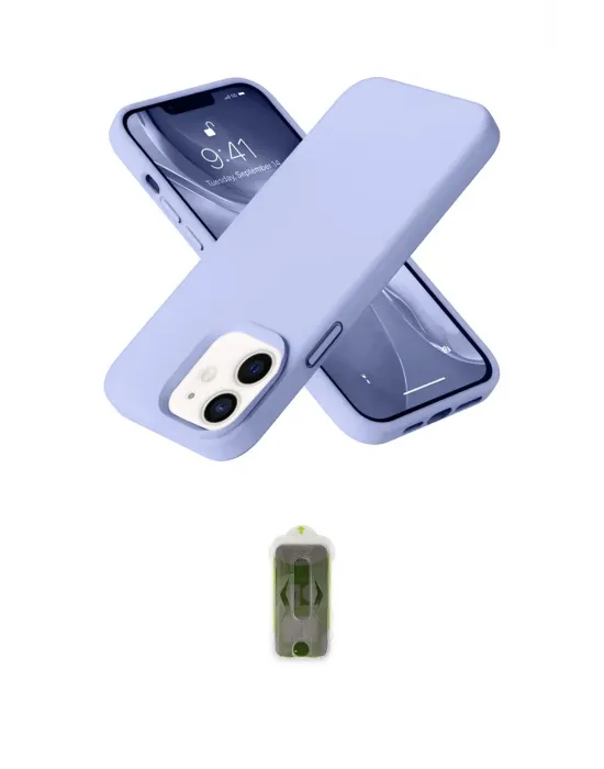 ieg™ iPhone 12 Kılıf Ahenk Serisi - Siyah Joko Magic 5D Hayalet Cam