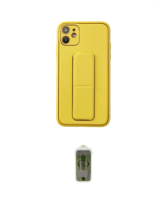 ieg™ iPhone 12 Kılıf Akış Doku - Siyah Joko Magic 5D Hayalet Cam