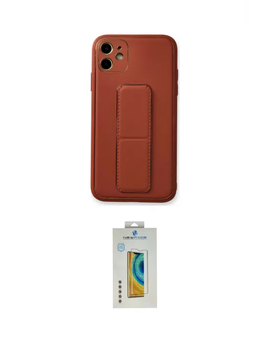 ieg™ iPhone 12 Kılıf Akış Doku - Siyah Polymer Nano Ekran Koruyucu