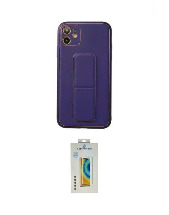 ieg™ iPhone 12 Kılıf Akış Doku - Siyah Polymer Nano Ekran Koruyucu