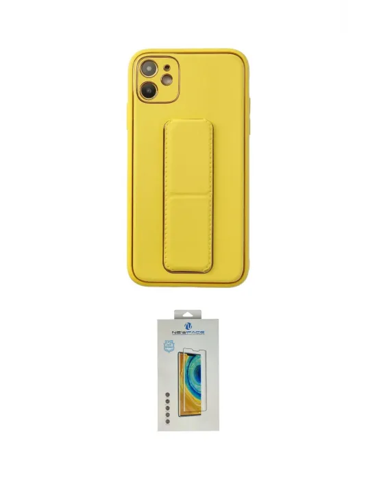 ieg™ iPhone 12 Kılıf Akış Doku - Siyah Polymer Nano Ekran Koruyucu