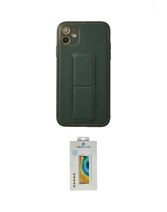ieg™ iPhone 12 Kılıf Akış Doku - Siyah Polymer Nano Ekran Koruyucu