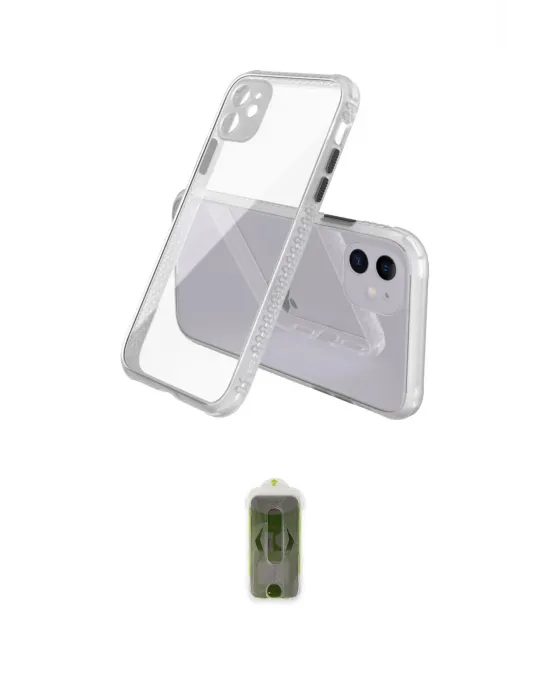 ieg™ iPhone 12 Kılıf Nova Asil Özel Seri - Siyah Joko Magic 5D Hayalet Cam