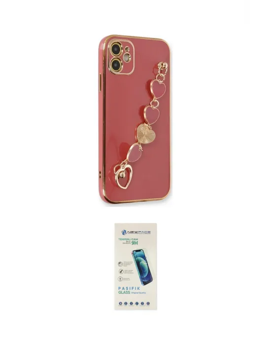 ieg™ iPhone 12 Kılıf Nova Işık Prime - Şeffaf Pasifik Cam Ekran Koruyucu
