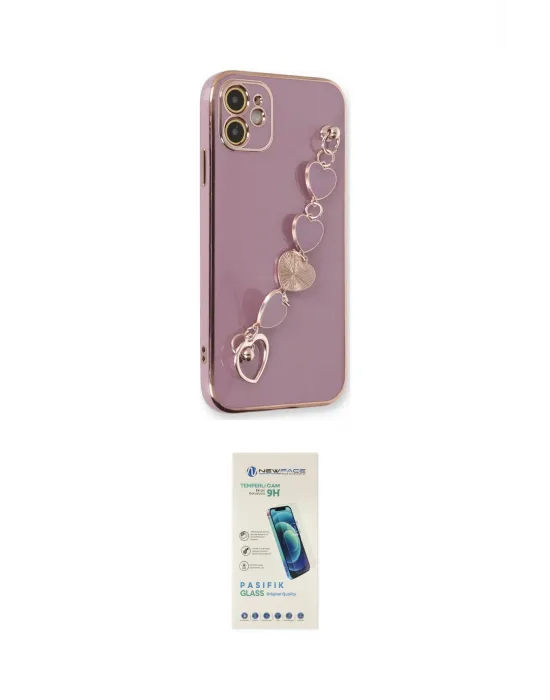 ieg™ iPhone 12 Kılıf Nova Işık Prime - Şeffaf Pasifik Cam Ekran Koruyucu