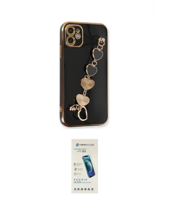 ieg™ iPhone 12 Kılıf Nova Işık Prime - Şeffaf Pasifik Cam Ekran Koruyucu