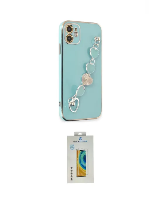 ieg™ iPhone 12 Kılıf Nova Işık Prime - Siyah Polymer Nano Ekran Koruyucu