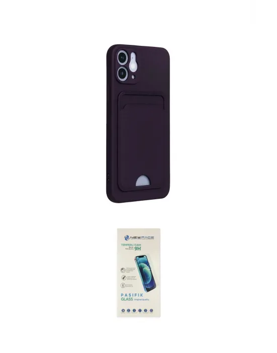 ieg™ iPhone 12 Kılıf Vadi Çizgi Prime - Şeffaf Pasifik Cam Ekran Koruyucu
