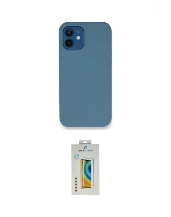 ieg™ iPhone 12 Kılıf Zirve Modern Özel Seri - Siyah Polymer Nano Ekran Koruyucu