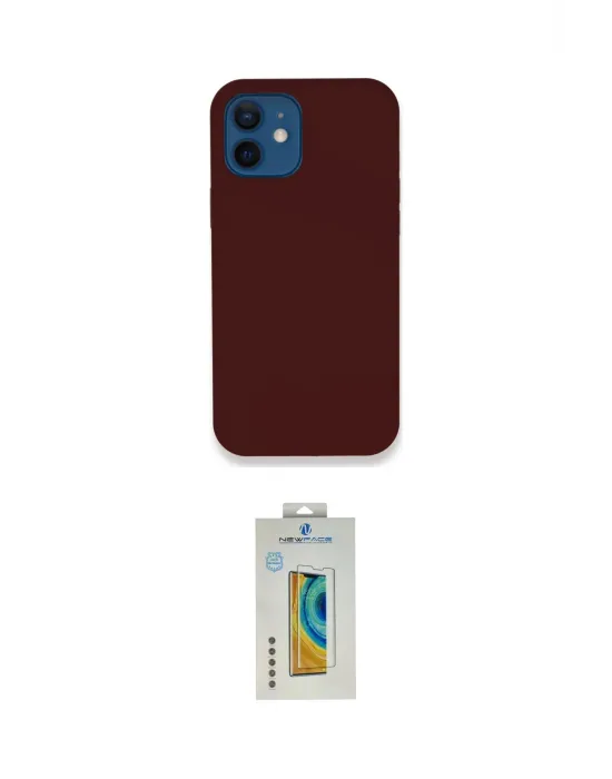ieg™ iPhone 12 Kılıf Zirve Modern Özel Seri - Siyah Polymer Nano Ekran Koruyucu