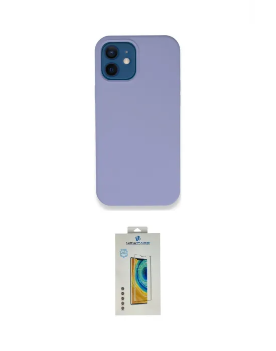 ieg™ iPhone 12 Kılıf Zirve Modern Özel Seri - Siyah Polymer Nano Ekran Koruyucu