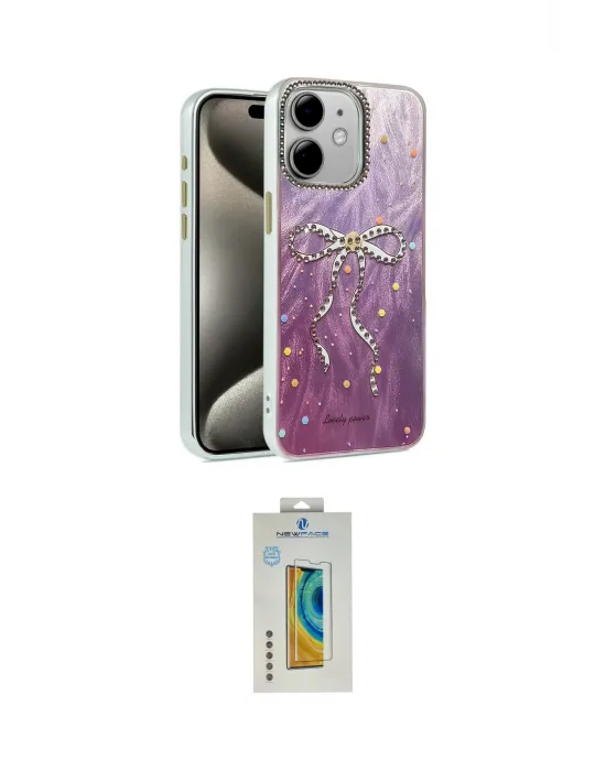 ieg™ iPhone 12 Kılıf Zirve Modern Prime - Siyah Polymer Nano Ekran Koruyucu