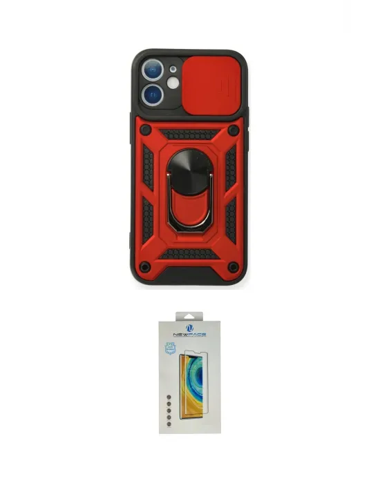 ieg™ iPhone 12 Mini Kılıf Ahenk Klasik - Siyah Polymer Nano Ekran Koruyucu