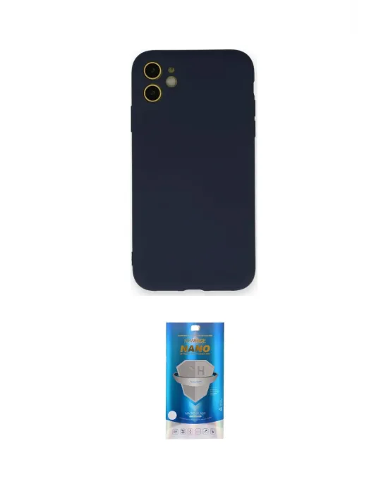ieg™ iPhone 12 Mini Kılıf Ahenk Serisi - Şeffaf Royal Nano Ekran Koruyucu