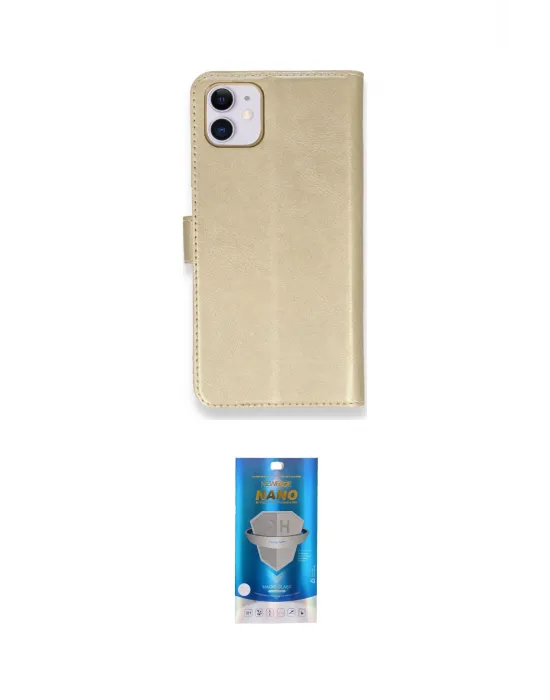ieg™ iPhone 12 Mini Kılıf Siluet Işık Serisi - Şeffaf Royal Nano Ekran Koruyucu