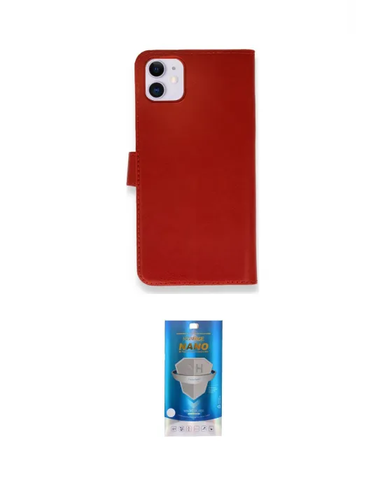 ieg™ iPhone 12 Mini Kılıf Siluet Işık Serisi - Şeffaf Royal Nano Ekran Koruyucu