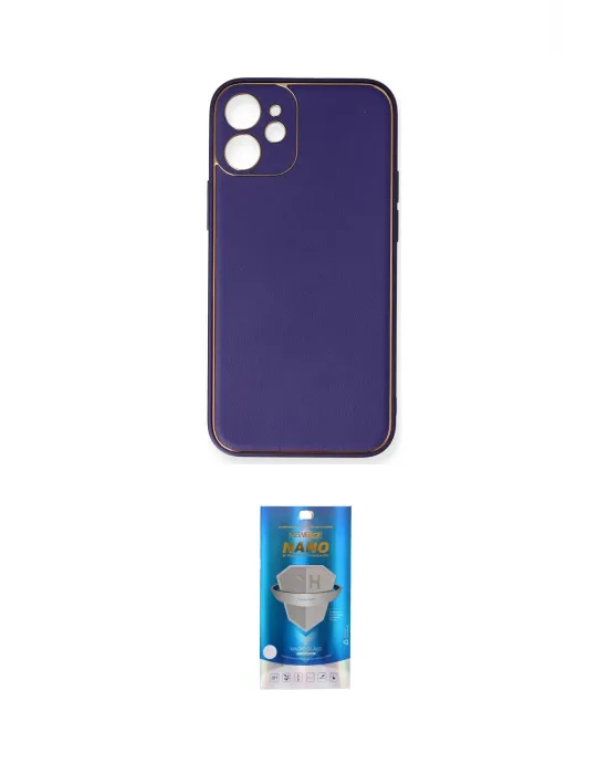 ieg™ iPhone 12 Mini Kılıf Yadigar Klasik - Şeffaf Royal Nano Ekran Koruyucu