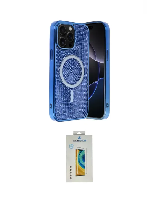 ieg™ iPhone 12 Pro Kılıf Eksen Çizgi - Siyah Polymer Nano Ekran Koruyucu