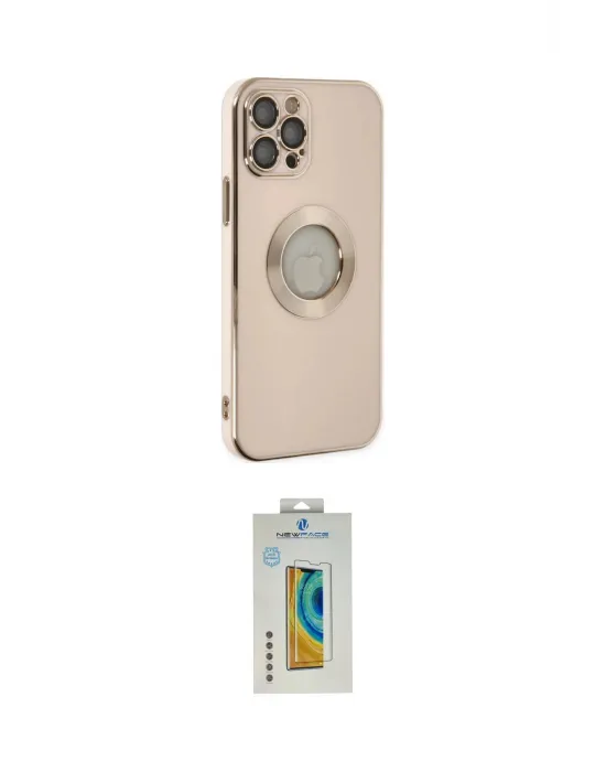 ieg™ iPhone 12 Pro Kılıf İz Form Serisi - Siyah Polymer Nano Ekran Koruyucu