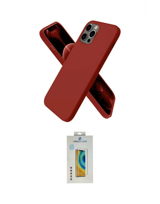 ieg™ iPhone 12 Pro Kılıf Kozmos Yansıma Özel Seri - Siyah Polymer Nano Ekran Koruyucu