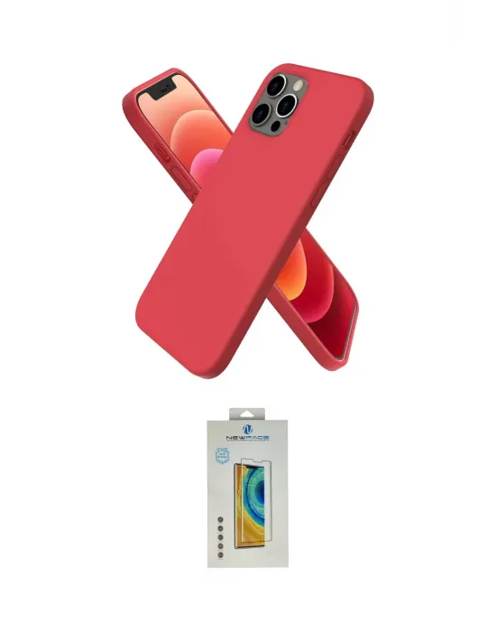 ieg™ iPhone 12 Pro Kılıf Kozmos Yansıma Özel Seri - Siyah Polymer Nano Ekran Koruyucu