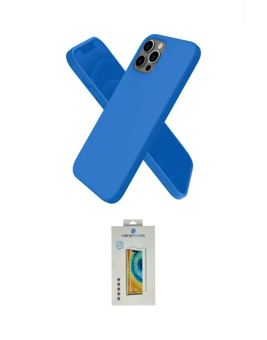 ieg™ iPhone 12 Pro Kılıf Kozmos Yansıma Özel Seri - Siyah Polymer Nano Ekran Koruyucu