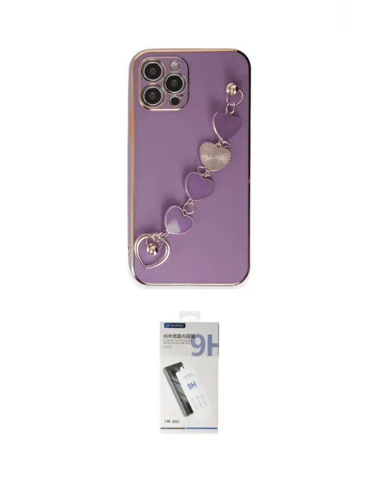 ieg™ iPhone 12 Pro Kılıf Nova Işık Prime - Şeffaf Uv Polymer Nano Ekran Koruyucu