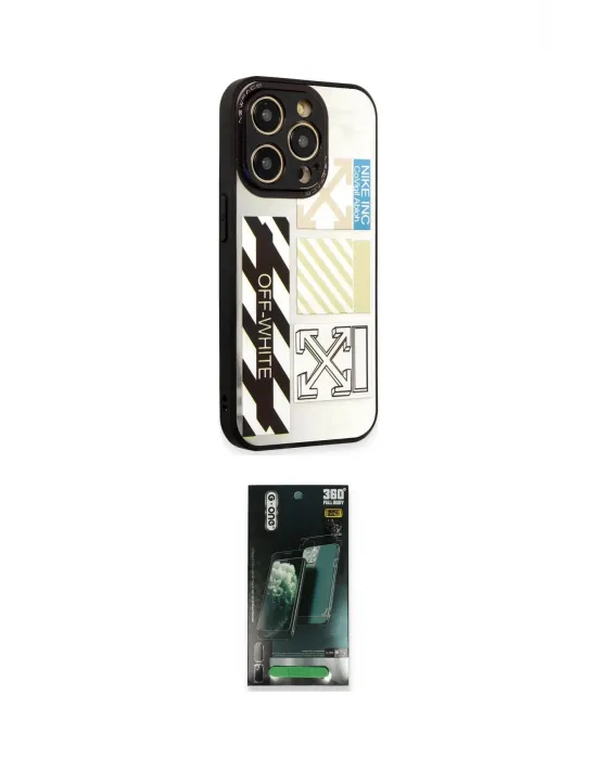 ieg™ iPhone 12 Pro Kılıf Odak Klasik Serisi - Şeffaf 360 Full Body Arka Koruyucu