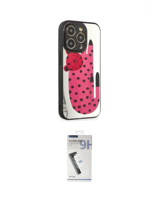 ieg™ iPhone 12 Pro Kılıf Odak Klasik Serisi - Şeffaf Uv Polymer Nano Ekran Koruyucu