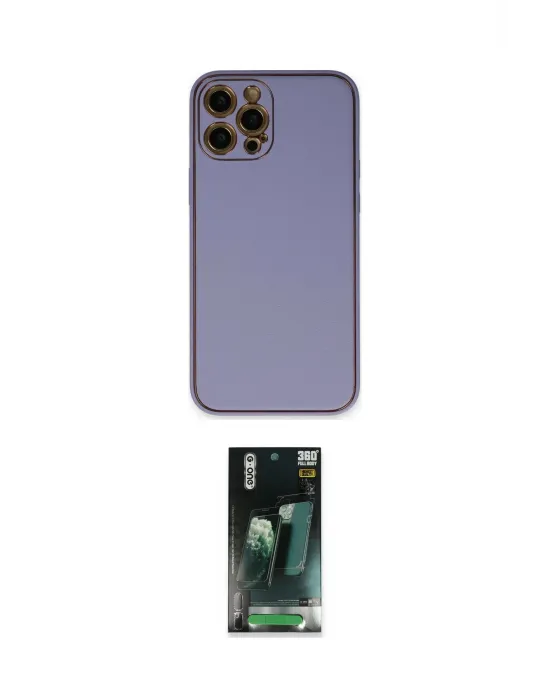 ieg™ iPhone 12 Pro Kılıf Yadigar Klasik - Şeffaf 360 Full Body Arka Koruyucu