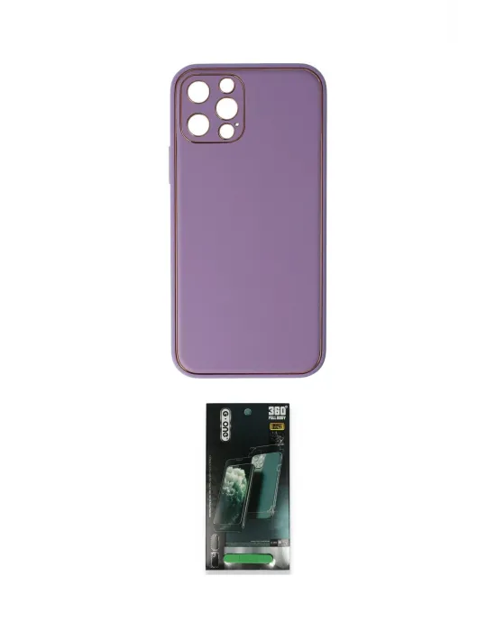 ieg™ iPhone 12 Pro Kılıf Yadigar Klasik - Şeffaf 360 Full Body Arka Koruyucu