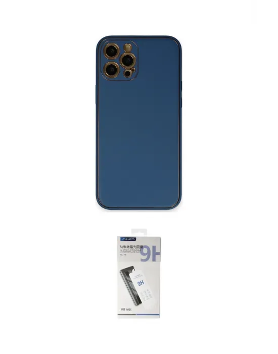 ieg™ iPhone 12 Pro Kılıf Yadigar Klasik - Şeffaf Uv Polymer Nano Ekran Koruyucu
