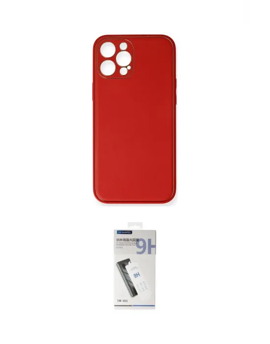 ieg™ iPhone 12 Pro Kılıf Yadigar Klasik - Şeffaf Uv Polymer Nano Ekran Koruyucu