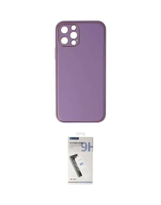 ieg™ iPhone 12 Pro Kılıf Yadigar Klasik - Şeffaf Uv Polymer Nano Ekran Koruyucu