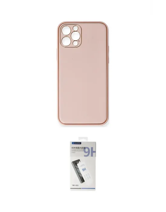 ieg™ iPhone 12 Pro Kılıf Yadigar Klasik - Şeffaf Uv Polymer Nano Ekran Koruyucu