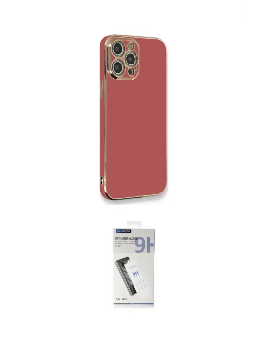 ieg™ iPhone 12 Pro Kılıf Yankı Serisi - Şeffaf Uv Polymer Nano Ekran Koruyucu