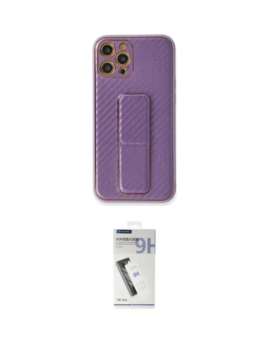 ieg™ iPhone 12 Pro Kılıf Yörünge Yansıma - Şeffaf Uv Polymer Nano Ekran Koruyucu