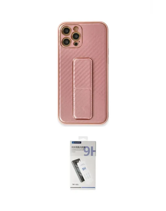ieg™ iPhone 12 Pro Kılıf Yörünge Yansıma - Şeffaf Uv Polymer Nano Ekran Koruyucu