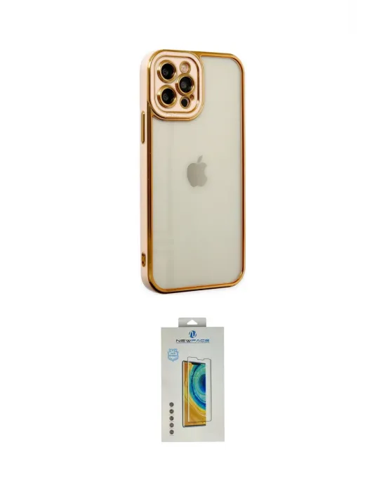ieg™ iPhone 12 Pro Max Kılıf Çekirdek Klasik Serisi - Siyah Polymer Nano Ekran Koruyucu