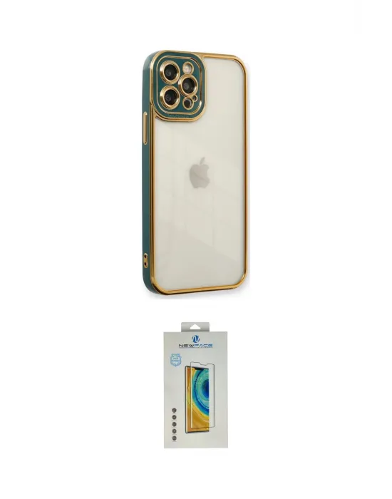 ieg™ iPhone 12 Pro Max Kılıf Çekirdek Klasik Serisi - Siyah Polymer Nano Ekran Koruyucu