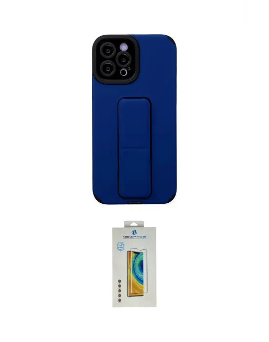 ieg™ iPhone 12 Pro Max Kılıf Çekirdek Yansıma - Siyah Polymer Nano Ekran Koruyucu